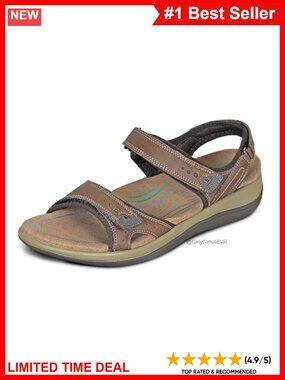 Orthopedic Adjustable Strap Slide Sandals with Arch Support